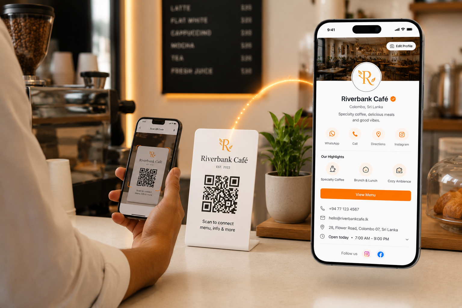 Share your business anywhere
