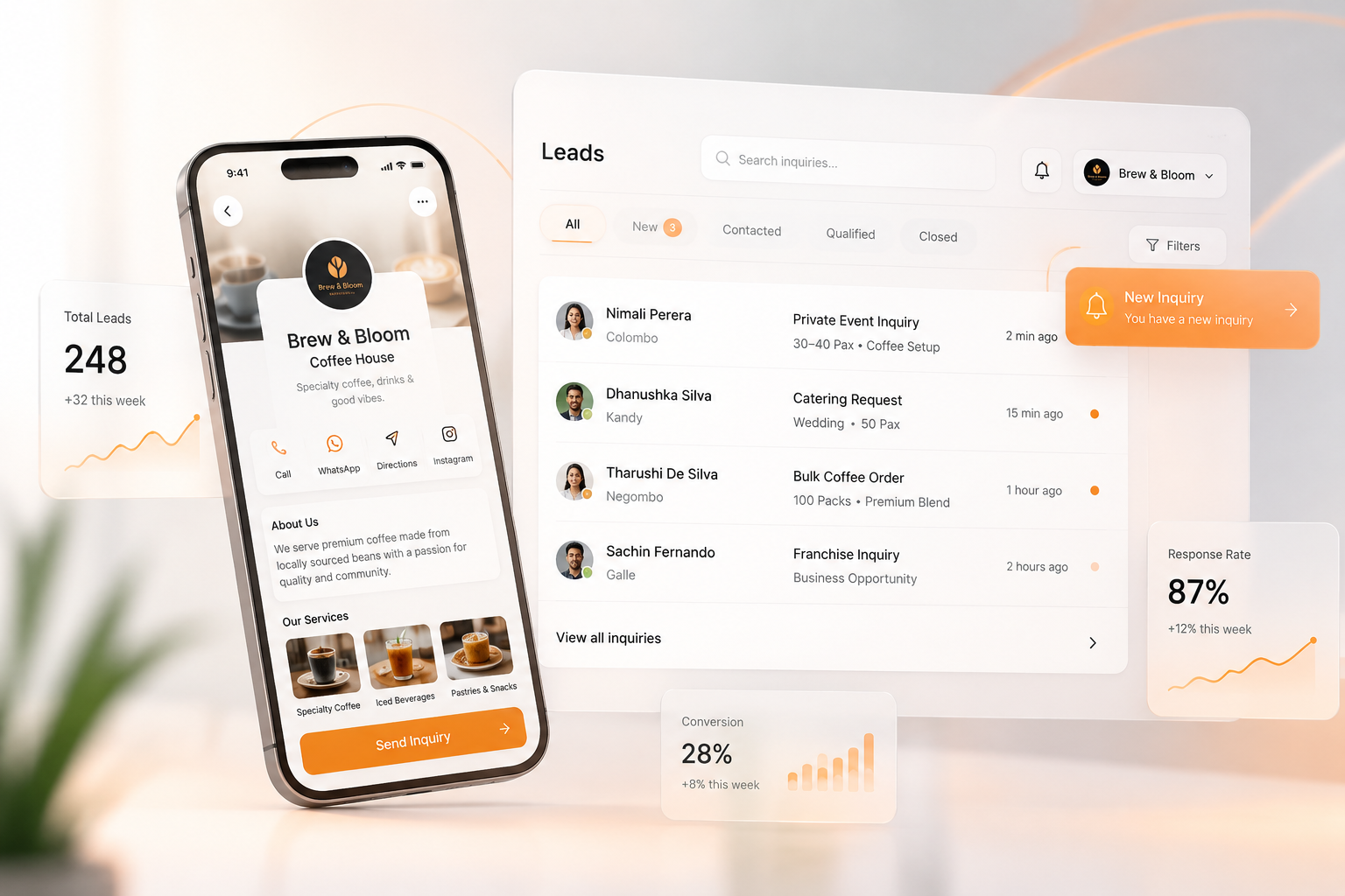Turn interest into real leads